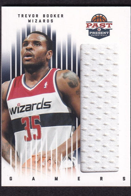 2012 Panini Past & Present Gamers Jerseys Trevor Booker Wizards #92 *2