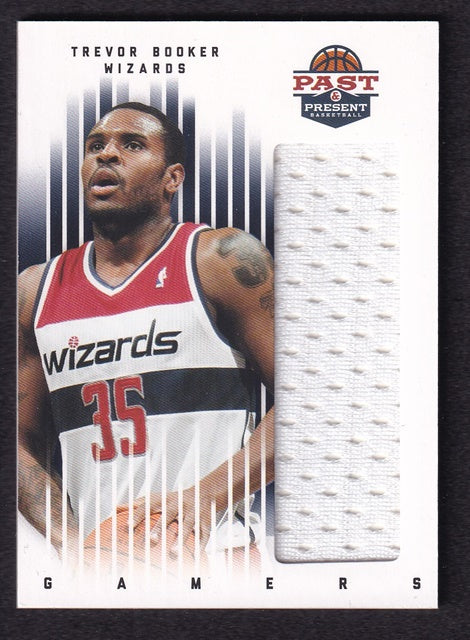 2012 Panini Past & Present Gamers Jerseys Trevor Booker Wizards #92 *2