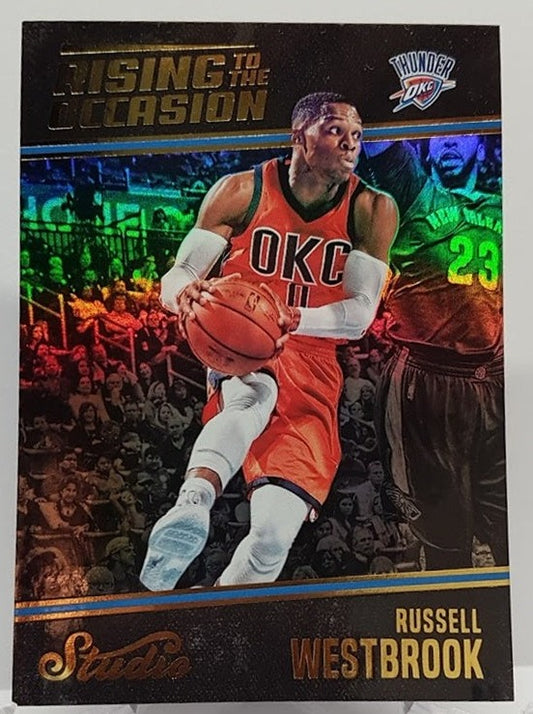 2016-17 Panini Studio Rising to the Occassion Russell Westbrook OKC