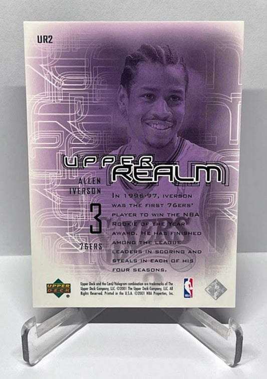 2001 Upper Deck Encore Upper Realm Allen Iverson 76ers #2