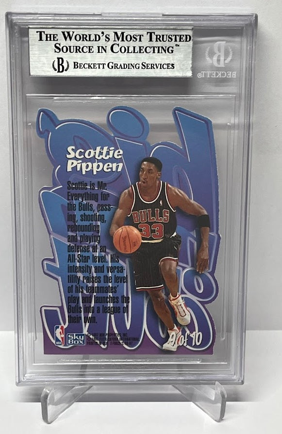 1996-97 Skybox Big Man On Court Z-Peat Scottie Pippen Bulls BGS 8.5 *2