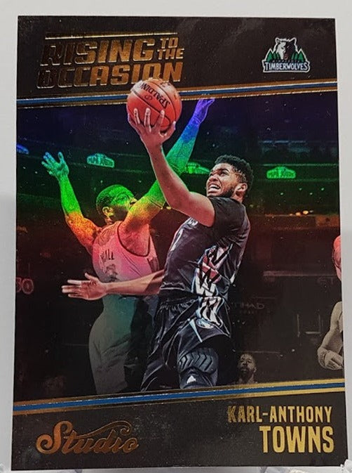 2016-17 Panini Studio Rising to the Occasion Karl-Anthony Towns Minnesota