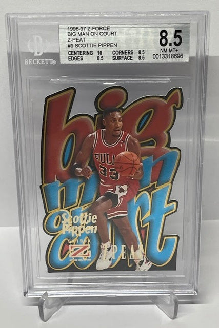 1996-97 Skybox Big Man On Court Z-Peat Scottie Pippen Bulls BGS 8.5 *2