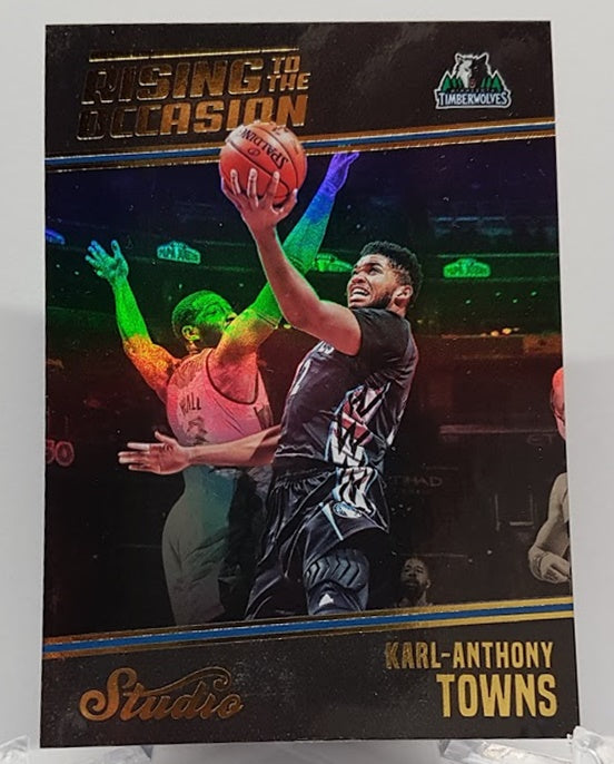 2016-17 Panini Studio Rising to the Occasion Karl-Anthony Towns Minnesota