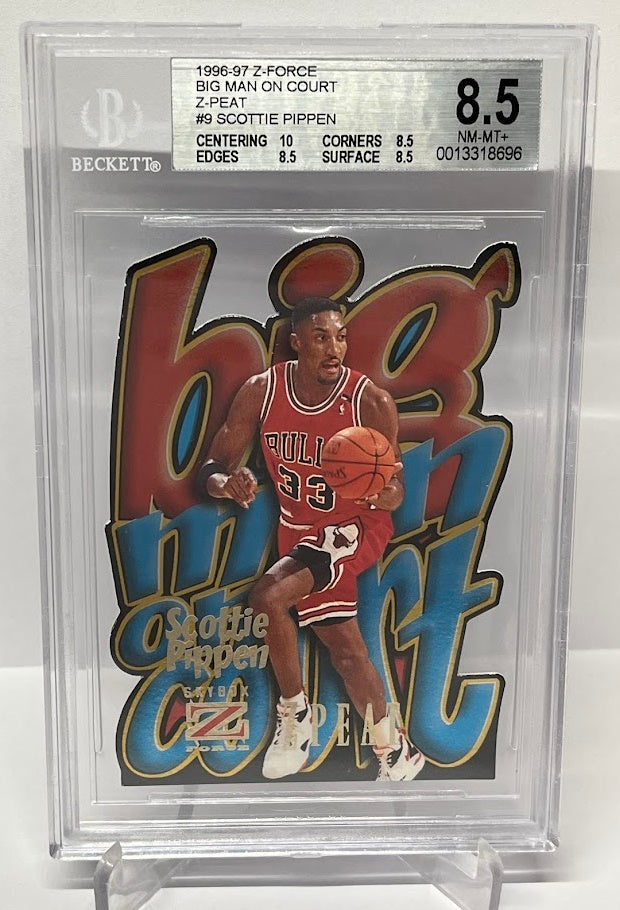 1996-97 Skybox Big Man On Court Z-Peat Scottie Pippen Bulls BGS 8.5 *2