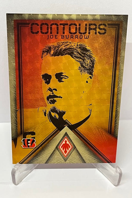 2022 Panini Phoenix Contours Gold Vinyl Joe Burrow Bengals 1 of 1 #5 *2