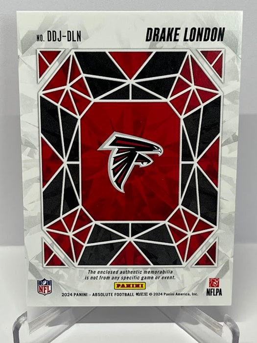 2024 Panini Absolute Draft Diamonds Drake London Falcons Pick 8 *3