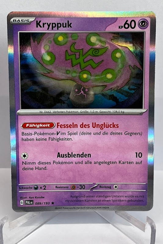 Pokemon Entwicklungen in Paldea Kryppuk 089/193 Holo Deutsch #99
