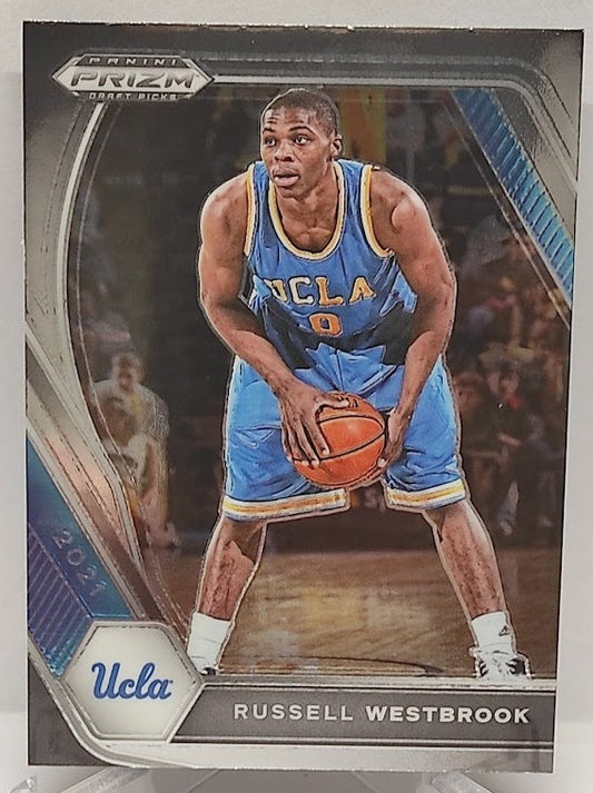 2021 Panini Prizm Draft Picks Russell Westbrook UCLA #54