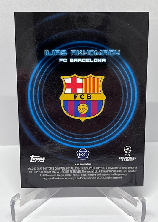2023 Topps Showtime UEFA AU RC Ilias Akhomach FC Barcelona 40/49