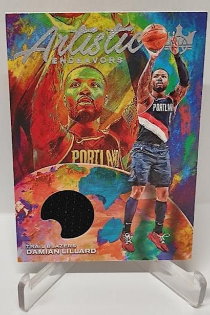 2022-23 Panini Court Kings Artistic Endeavors Damian Lillard Portland