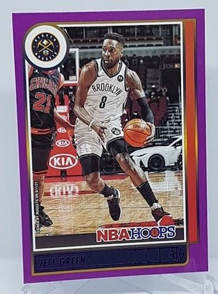 2021-22 Panini Hoops Purple Jeff Green Nuggets #117