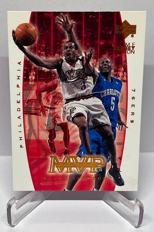 2001 Upper Deck MVP Team Allen Iverson Philadelphia 76ers #410