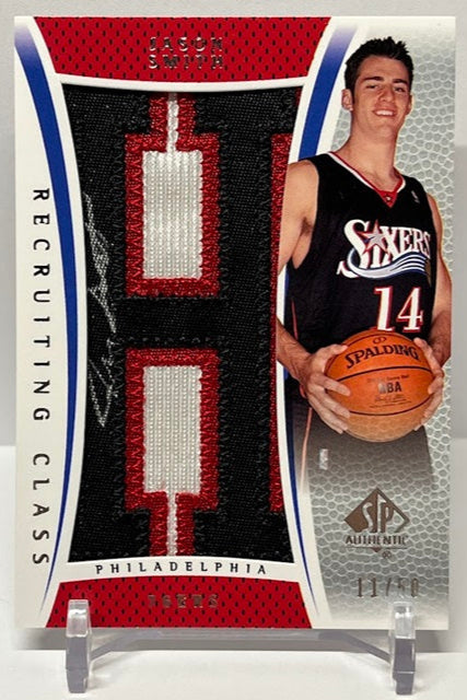 2007-08 Upper Deck SP Recruiting Class AU Jason Smith 76ers 11/50 *2