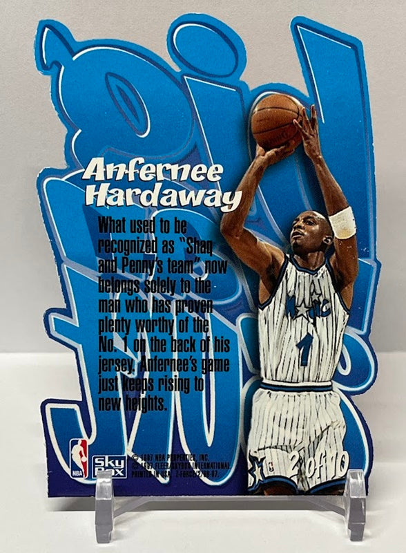 1996-97 Skybox Z-Force Big Man On Court Z Peat Anfernee Hardaway Orlando *2