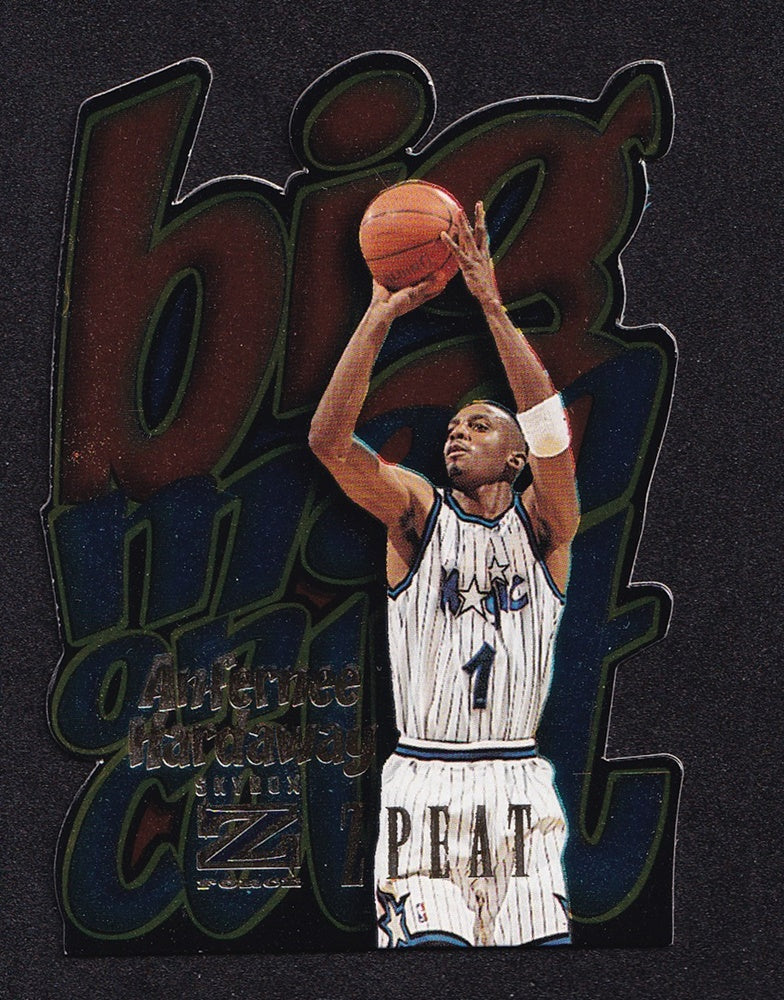 1996-97 Skybox Z-Force Big Man On Court Z Peat Anfernee Hardaway Orlando *2