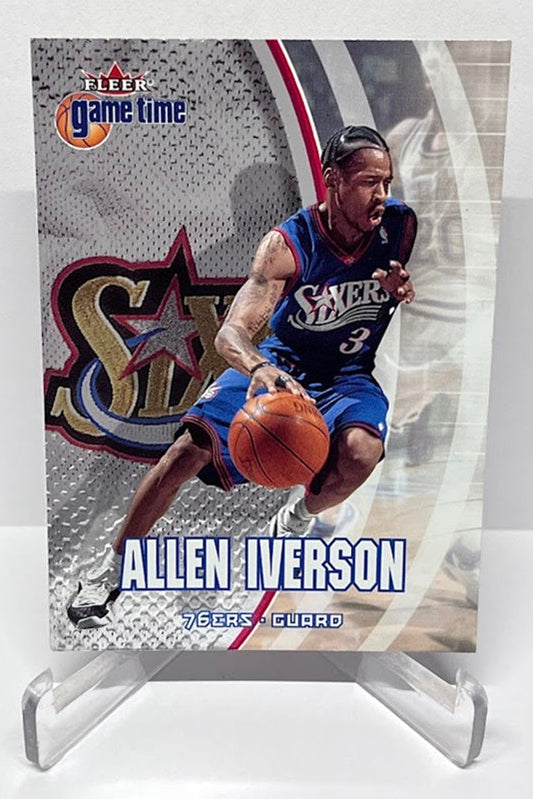 2000-01 Fleer Game Time Allen Iverson Philadelphia 76ers #87