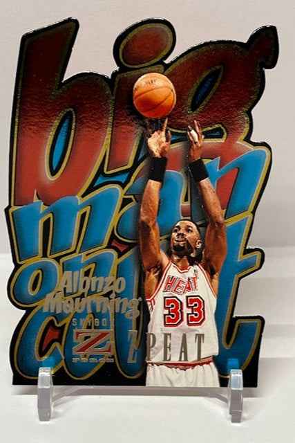 1996-97 Skybox Z-Force Big Man On Court Z Peat Alonzo Mourning Miami #6 *2