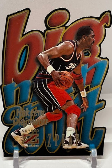 1996-97 Skybox Z-Force Big Man On Court Z Peat Hakeem Olajuwon Rockets #7 *2