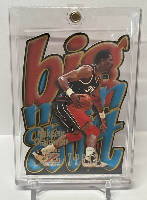 1996-97 Skybox Z-Force Big Man On Court Z Peat Hakeem Olajuwon Rockets #7 *2