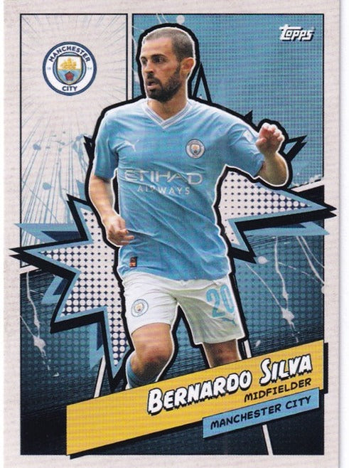 2023 Topps Fan Set Bernardo Silva Manchester City #MANH-7