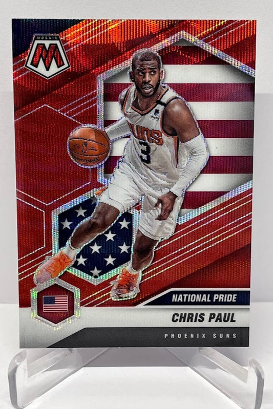 2020-21 Panini Mosaic National Pride Red Wave Chris Paul Suns #251