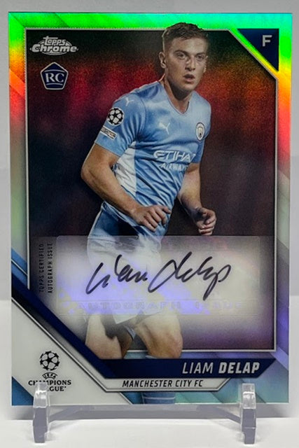 2021-22 Topps UEFA Champions League AU RC Liam Delap Manchester