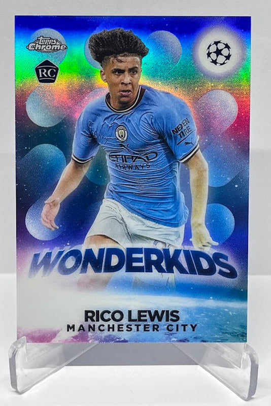 2023 Topps Chrome Wonderkids RC Rico Lewis Manchester City #W-5