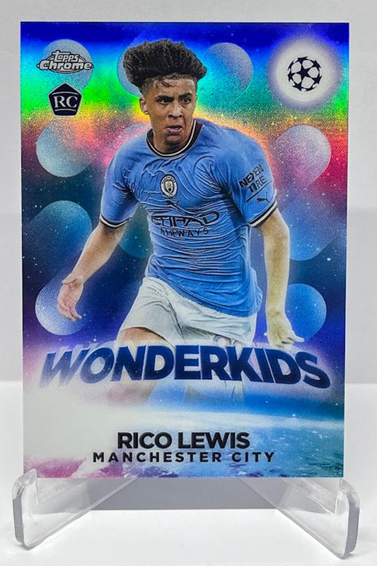2023 Topps Chrome Wonderkids RC Rico Lewis Manchester City #W-5