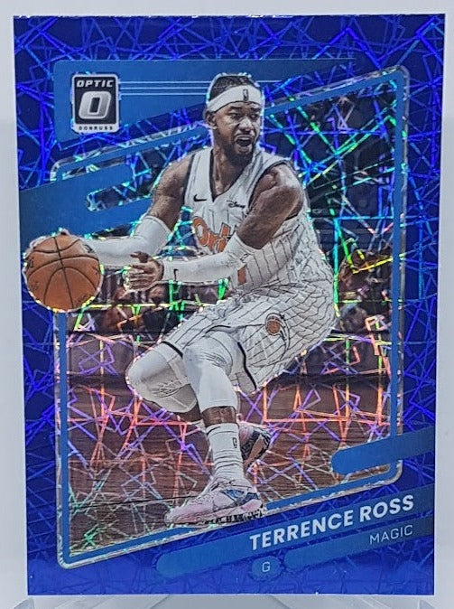 2021-22 Panini Donruss Optic Blue Velocity Terrence Ross Magic #35