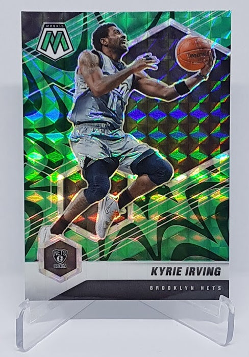 2020-21 Panini Mosaic Green Reactive Kyrie Irving Nets #198