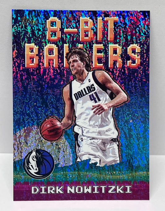 2025-26 Topps Holo Foil 8-Bit Ballers Dirk Nowitzki Dallas Mavericks #22 A