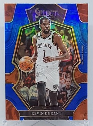 2022-23 Panini Select Blue Silver Prizm Kevin Durant Suns #137