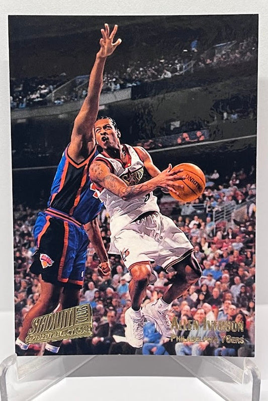 2001 Topps Stadium Club Capture the Action Allen Iverson 76ers #5
