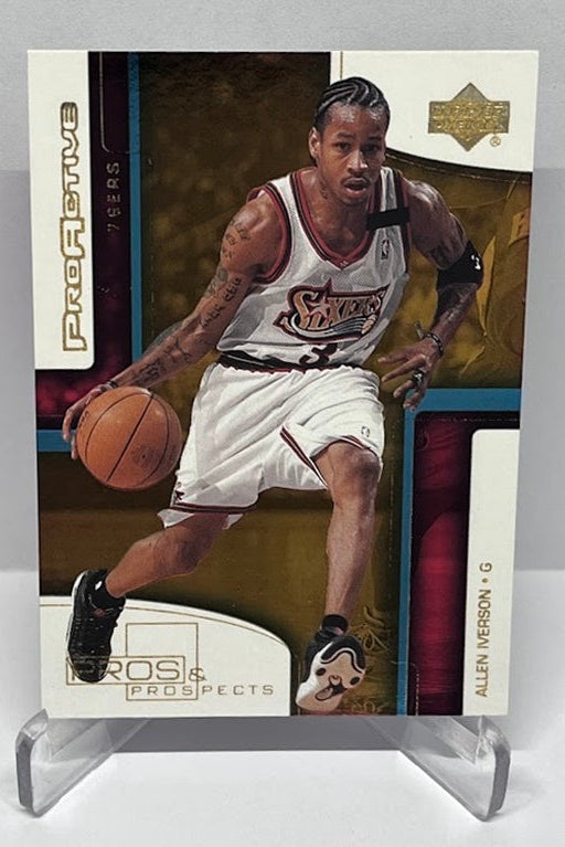 2000 Upper Deck Pros & Prospects ProActive Allen Iverson 76ers #10