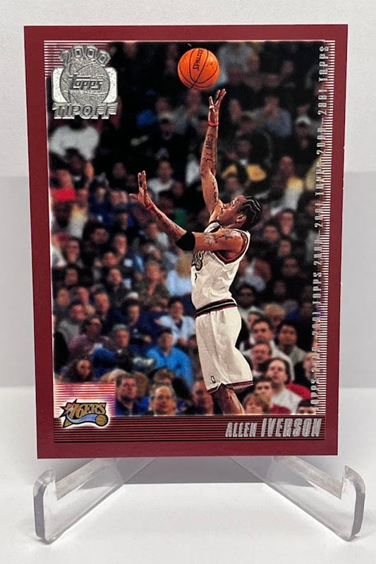 2000-01 Topps Tipoff Allen Iverson Philadelphia 76ers #148