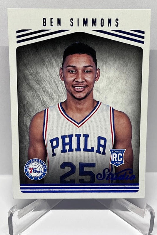 2016-17 Panini Studio RC Ben Simmons Philadelphia 76ers #184