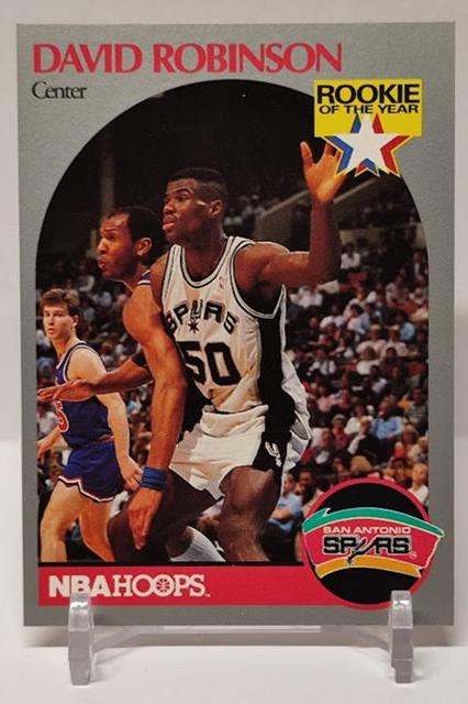 1990 NBA HOOPS Rookie of the Year David Robinson Spurs #270