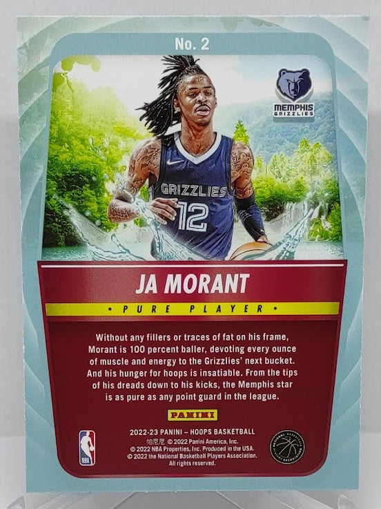 2022-23 Panini Hoops Pure Players Holo Ja Morant Grizzlies #2