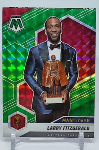 2021 Panini Mosaic Green Prizm Man of the Year Larry Fitzgerald Cardinals #269