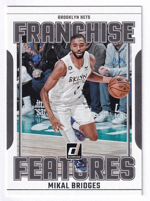 2023-24 Panini Donruss Franchise Features Mikal Bridges Nets #2