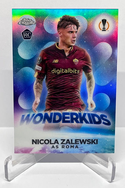 2023 Topps Chrome Wonderkids RC Nicola Zalewski AS Roma #W-1