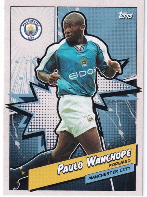 2023 Panini Fan Set Paulo Wanchope Manchester City #MANH-9