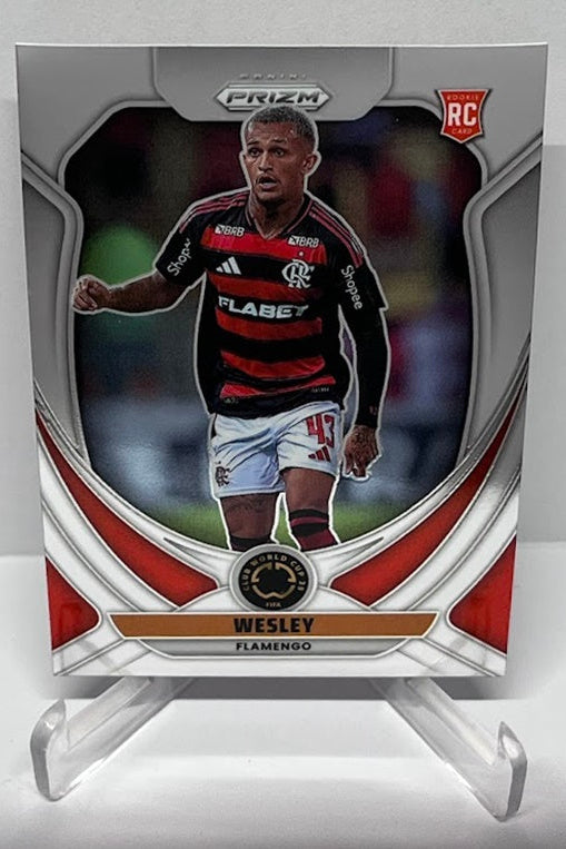 2025 Panini Prizm FIFA Club World Cup RC Wesley Flamerngo #109