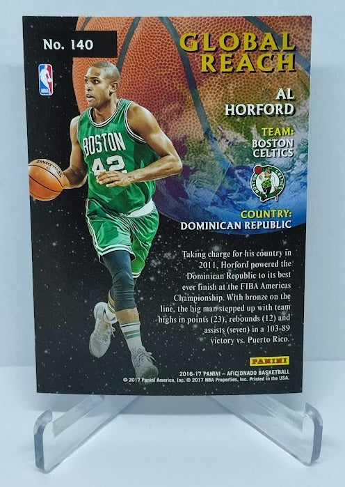 2016-17 Panini Aficionado Global Reach Al Horford Celtics #140