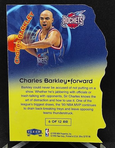1997-98 Fleer Ultra Rim Rockers Charles Barkley Rockets #6