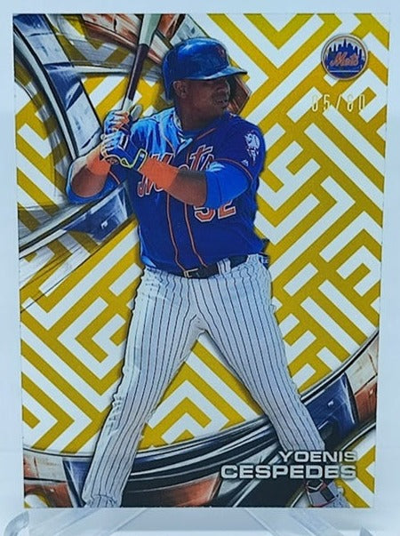 2016 Topps High Tek Acetate Yoenis Cespedes Mets 05/60