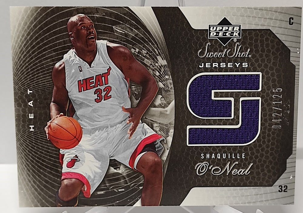 2005-06 Upper Deck Sweet Shot Jerseys Shaquille O'Neal Miami 042/125