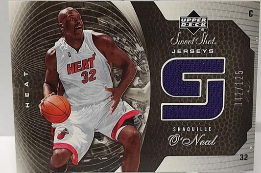 2005-06 Upper Deck Sweet Shot Jerseys Shaquille O'Neal Miami 042/125