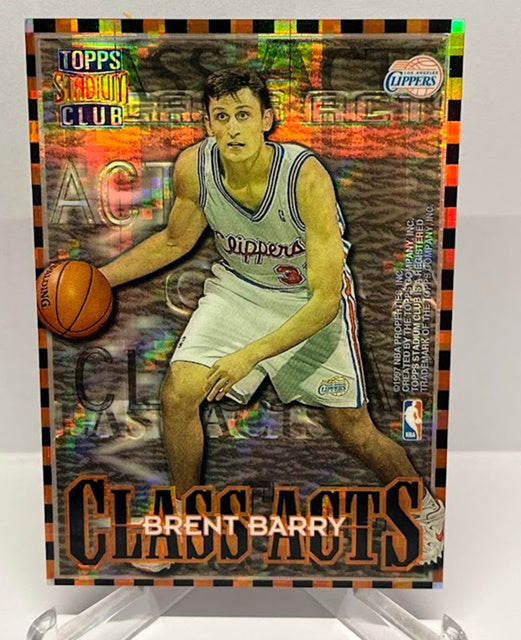 1996-97 Topps Stadium Club Class Acts Atomic Refractor Payton Barry #CA3 *2